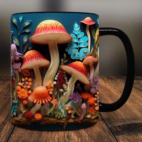 Fashion Personality Magic Mushroom Mugs (Option: 3Style-300ml)