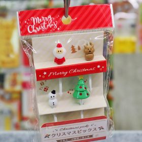 Popular Children's Fruit Cute Bento Fork (Option: Little Santa Claus)