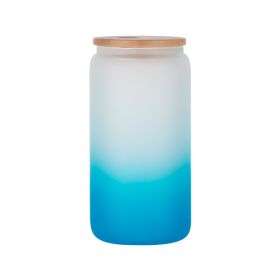 Gradient Color Sublimation Glass (Option: Light Blue Gradient-16oz)