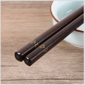 Wooden Japanese Style Chopsticks Household Craft Chopsticks Wooden Tableware (Option: Type A)