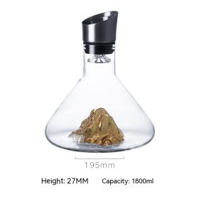 Creative Iceberg Red Wine Wine Decanter (Option: 9815 Jinshan)