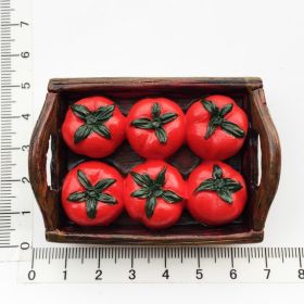 Food Tourism Commemorative Decorative Crafts Painted Magnetic Refridgerator Magnets (Option: Tomatoes)