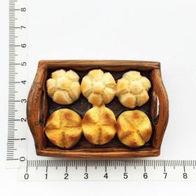 Food Tourism Commemorative Decorative Crafts Painted Magnetic Refridgerator Magnets (Option: Toasted Bread)