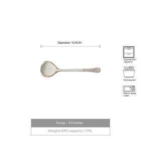 Retro Style Hand-made Mug (Option: Soup Spoon 135mm-210ml)