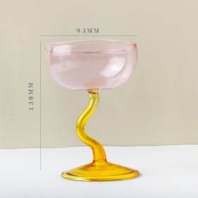 Milk Tea Milkshake Dessert Glass Cup Goblet Pudding Ice Cream Bowl Ice Cream Cup (Option: BJ00671-240ml)